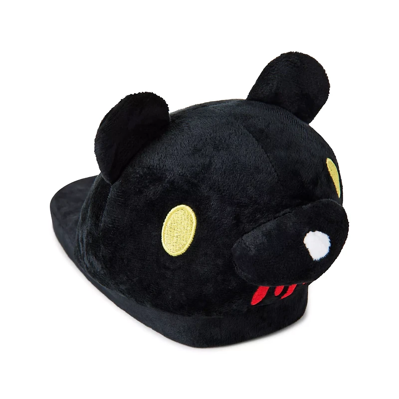Black Gloomy Bear Plush Slippers