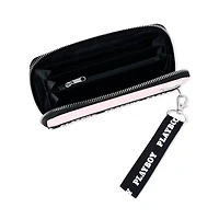 Pink Playboy Taping Zip Wallet