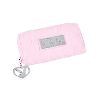 Pink Playboy Bunny Terry Rhinestone Zip Wallet