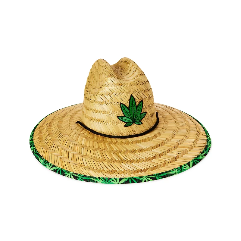 Weed Leaf Lifeguard Hat