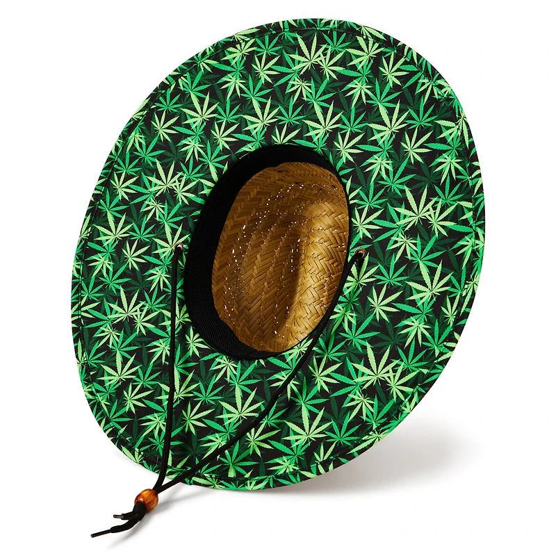 Weed Leaf Lifeguard Hat