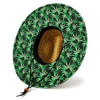 Weed Leaf Lifeguard Hat