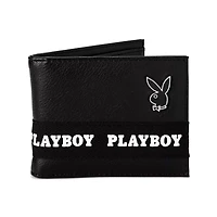 Black Playboy Taping Bifold Wallet