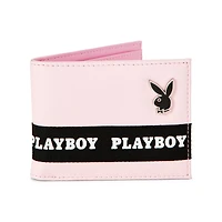 Pink Playboy Taping Bifold Wallet
