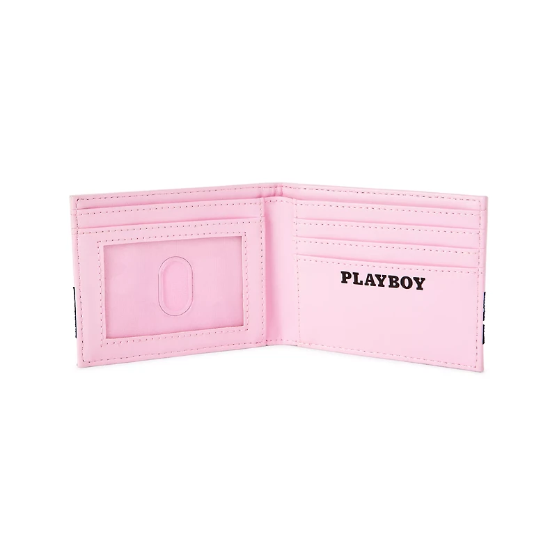Pink Playboy Taping Bifold Wallet