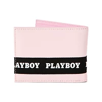 Pink Playboy Taping Bifold Wallet