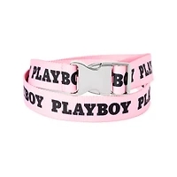 Playboy Buckle Web Belt