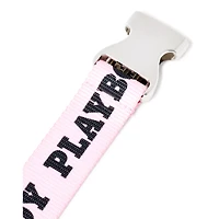 Playboy Buckle Web Belt