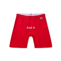 Red Suck It Boxer Briefs