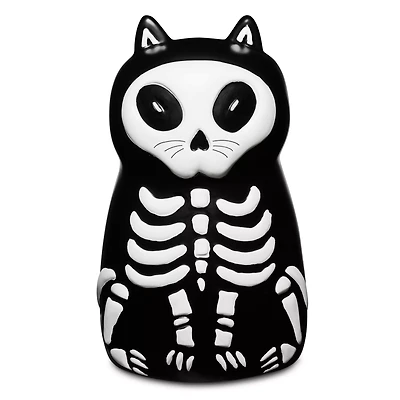 Cat Skeleton LED Light-Up Figure