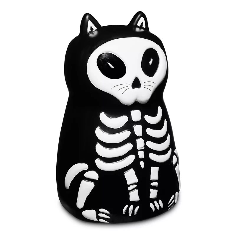 Cat Skeleton LED Light-Up Figure