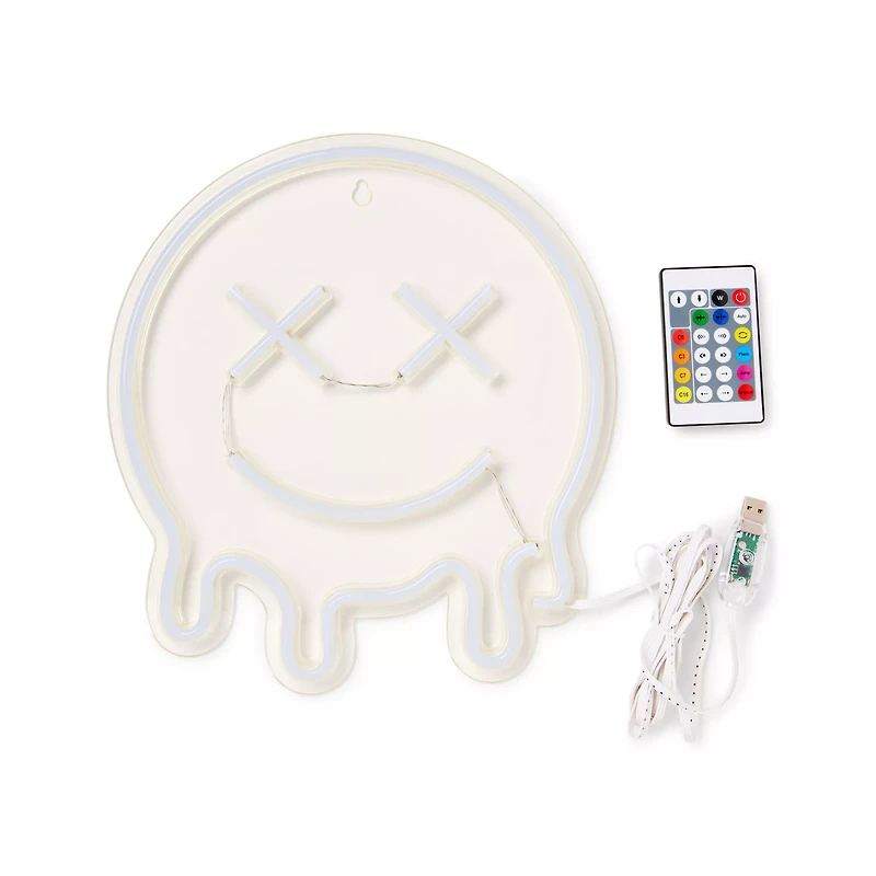 Trippy Smiley Face Neon Light