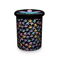 Pastel Weed Leaf Stash Jar - 11 oz.