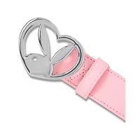 Pink Playboy Heart Chain Belt