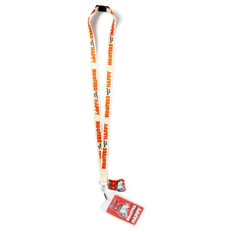 Hooters Makes You Happy Retro Lanyard