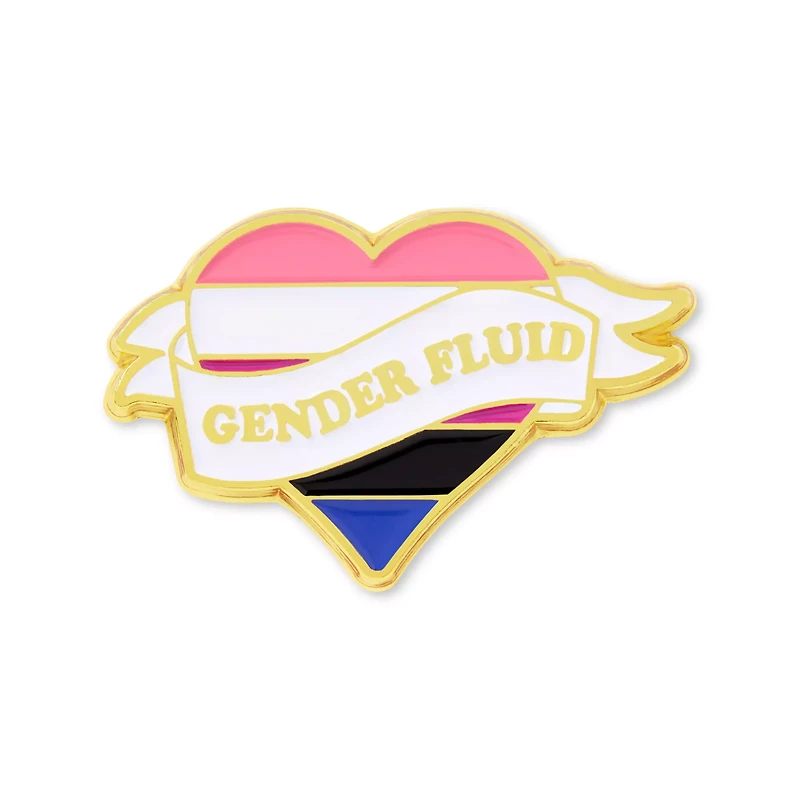 Multi-Pack Genderfluid Pride Pins - 4 Pack