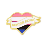 Multi-Pack Genderfluid Pride Pins - 4 Pack