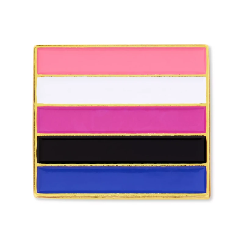 Multi-Pack Genderfluid Pride Pins - 4 Pack