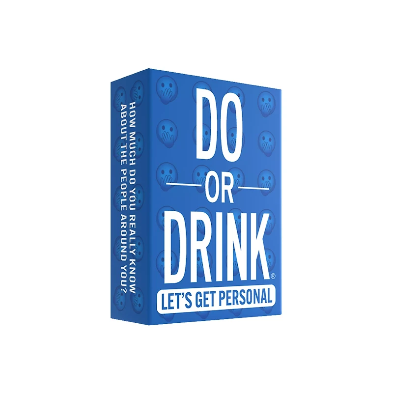 Let's Get Personal Edition Do or Drink Card Game