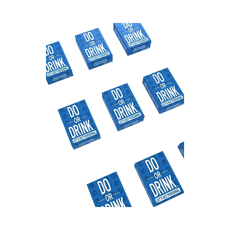 Let's Get Personal Edition Do or Drink Card Game