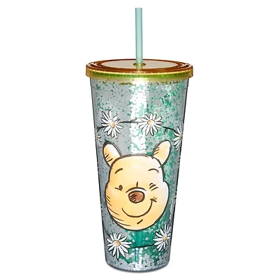Winnie the Pooh Daisy Cup with Straw