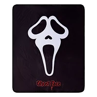 Ghost Face Mask Fleece Blanket