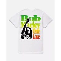 White Bob Marley One Love T Shirt