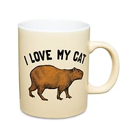 I Love My Cat Capybara Coffee Mug - 20 oz.