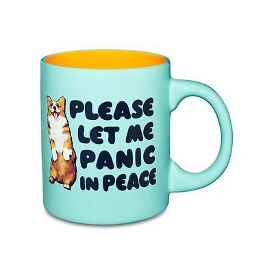 Corgi Panic in Peace Coffee Mug - 20 oz.