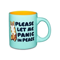 Corgi Panic in Peace Coffee Mug - 20 oz.