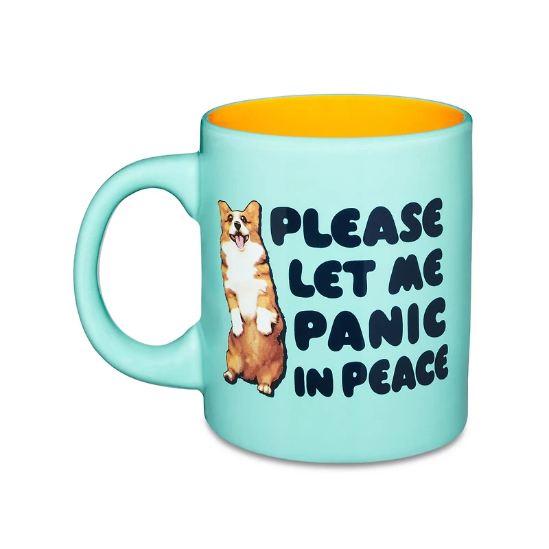 Corgi Panic in Peace Coffee Mug - 20 oz.