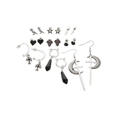 Multi-Pack Gothic Earrings - 9 Pack