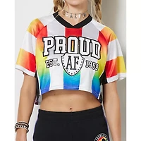 Proud AF Cropped Soccer Jersey