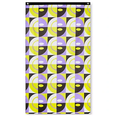 Nonbinary Pride Smiley Face Flag