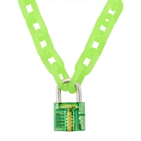 Green Lock and Key Choker Necklace