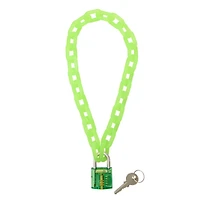 Green Lock and Key Choker Necklace
