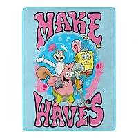 SpongeBob SquarePants Make Waves Fleece Blanket