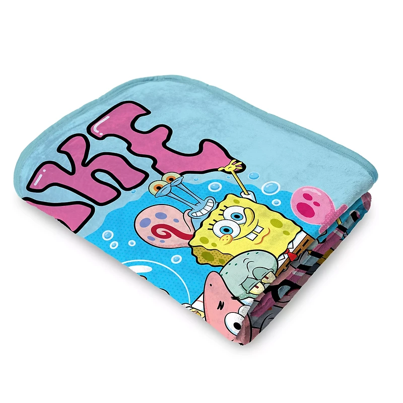 SpongeBob SquarePants Make Waves Fleece Blanket