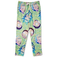 Rick and Morty Green Spiral Lounge Pants