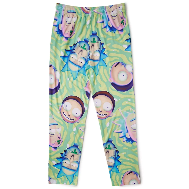 Rick and Morty Green Spiral Lounge Pants