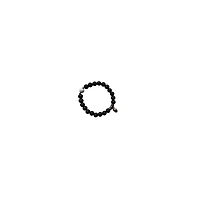 Black and White Marble Magnetic Long Distance Beaded Bracelets - 2 Pack