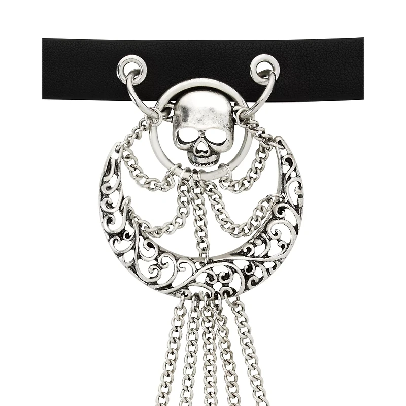 Skull Chain Hand Bracelet