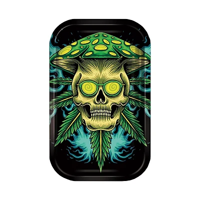 Mushroom Skull Weed Leaf Ashtray