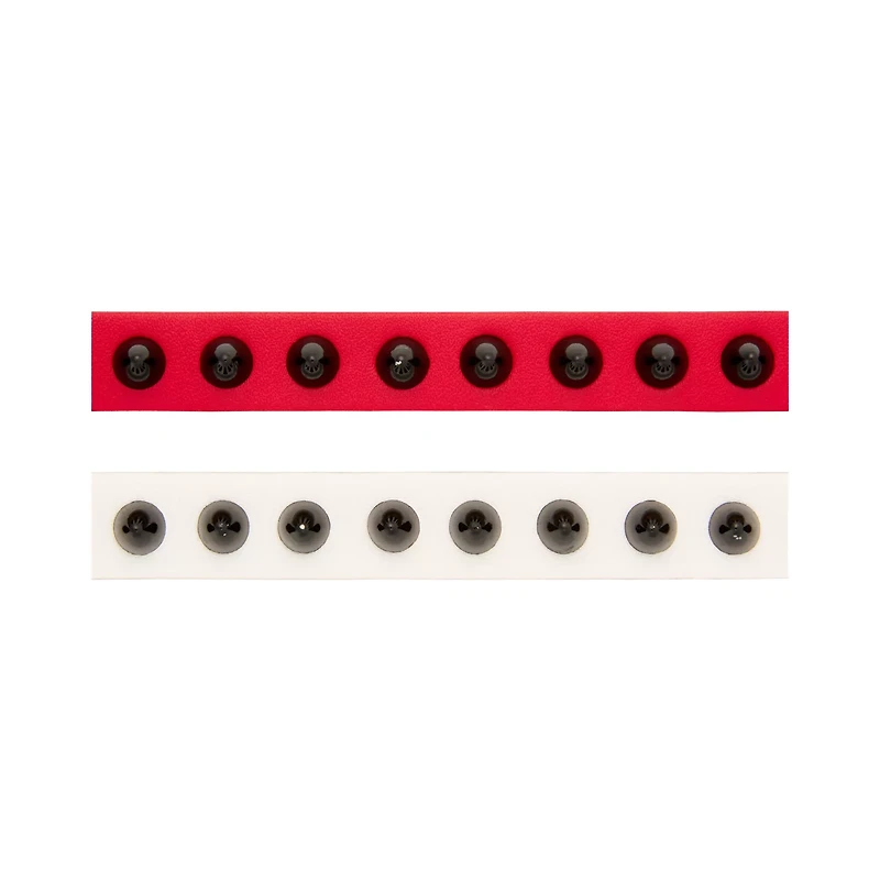 Multi-Pack Spike Red and White Bracelets - 2 Pack