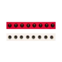 Multi-Pack Spike Red and White Bracelets - 2 Pack
