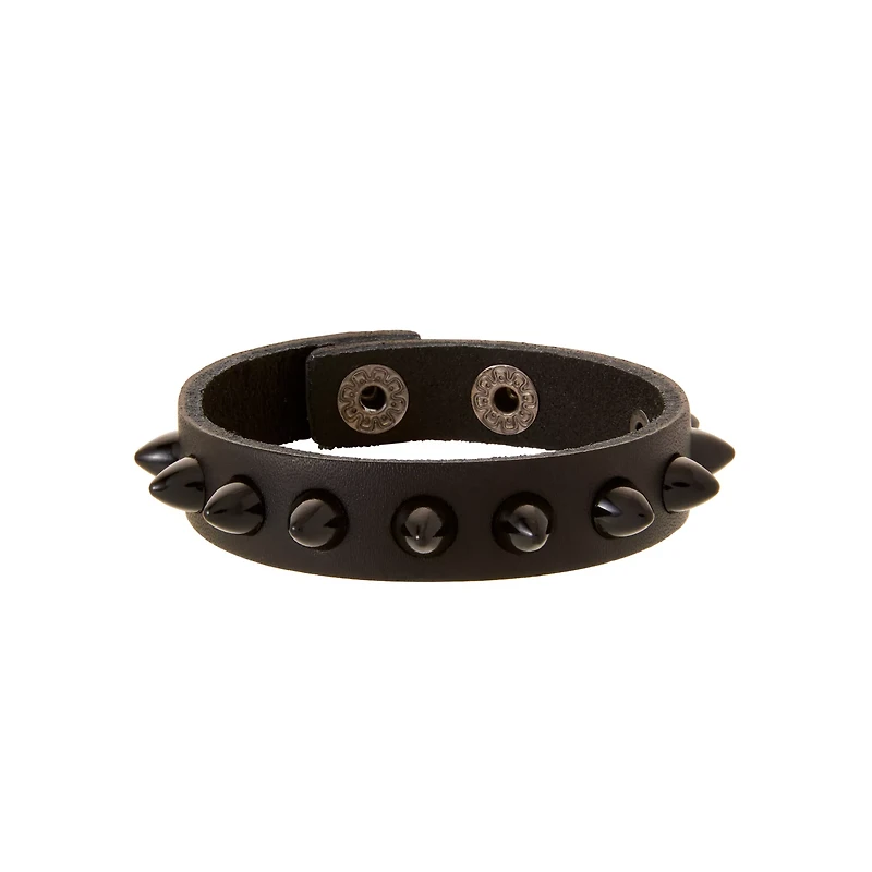 Multi-Pack Spike Brown and Black Bracelets - 2 Pack