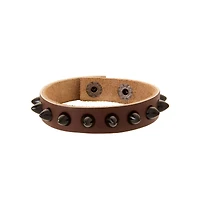 Multi-Pack Spike Brown and Black Bracelets - 2 Pack