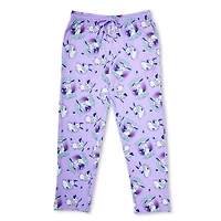 Welcome to Nowhere Purple Lounge Pants - Courage the Cowardly Dog