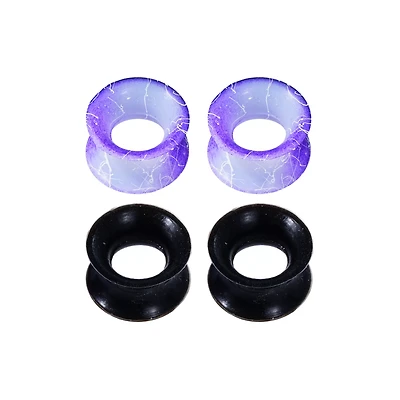 Multi-Pack Purple and Black Tunnels 4 Pack - 00 Gauge