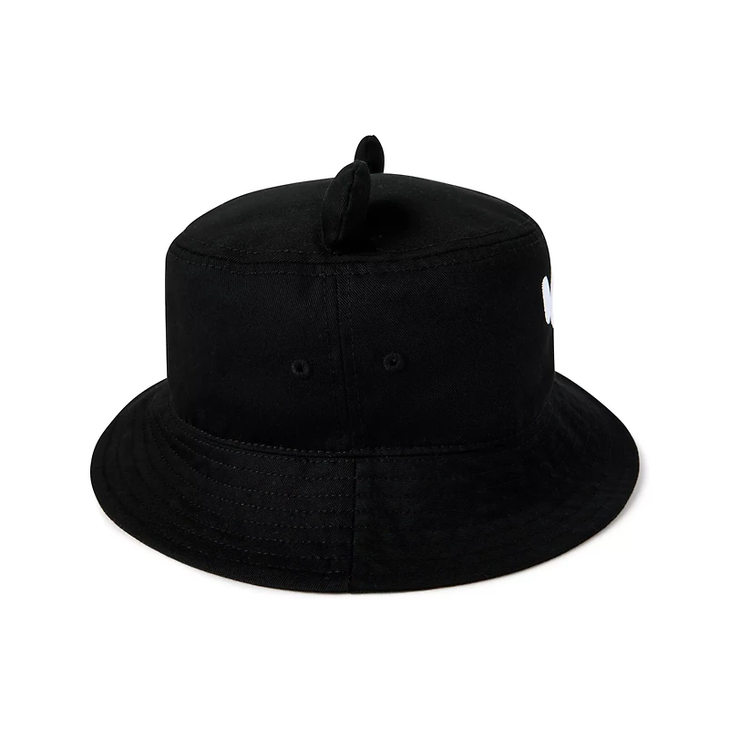 Black Gloomy Bear Face Bucket Hat